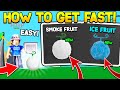 BEST WAY TO GET *SMOKE & ICE* DEVIL FRUITS IN ANIME FIGHTING SIMULATOR! Roblox