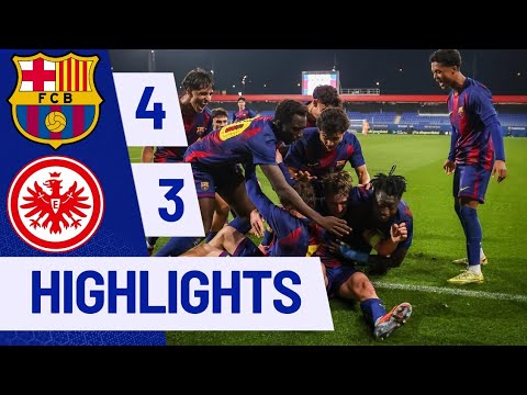 FC Barcelona U19 gegen Eintracht Frankfurt U19 | 4 - 3 | UEFA Youth League 2025