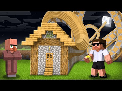 What's INSIDE the LONGEST HOUSES in Minecraft ?