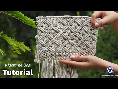 Macrame Bag Tutorial DIY Macrame Wallet for Girls
