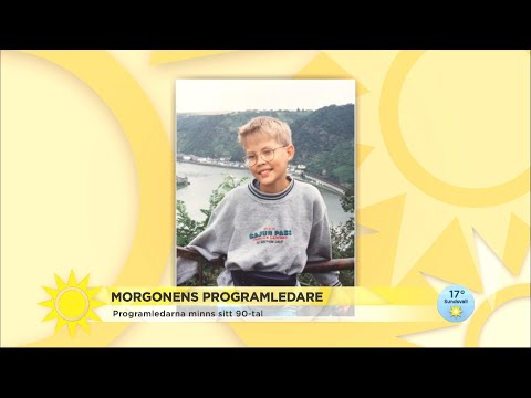 Så här såg programledarna ut på 90-talet - Nyhetsmorgon (TV4)