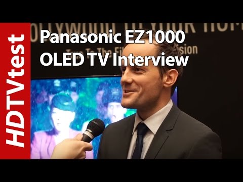 Panasonic EZ1000 4K HDR OLED TV: CES 2017 Interview