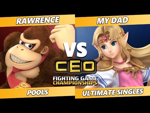 CEO 2021 - My Dad (Zelda) Vs. Rawrence (Richter, Donkey Kong) SSBU Ultimate Tournament