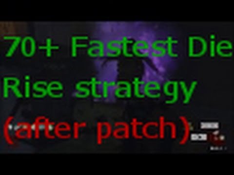 Die Rise Round 70 In 3 Min! Fastest Strategy Ever! 1-100 Tutorial After Patch! (Black Ops 2 Zombies)