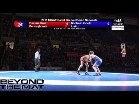 Cadet Greco Final 105 - Darian Cruz (PA) vs. Michael Cook (ID)