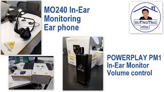 Video thumbnail for Behringer In-Ear || Studio Monitor Earphones || MO240 || Powerplay PM1 || In-Ear Belt-Pack by Michael Butingting