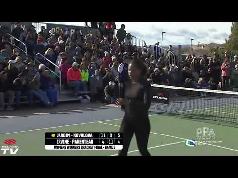 The Overpowering Jessie Irvine Backhand Pickleball Highlight - Red Rock Open Women's Doubles