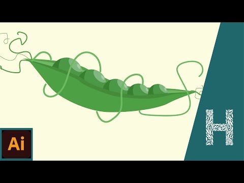 Бамбук паттерн в Adobe Illustrator