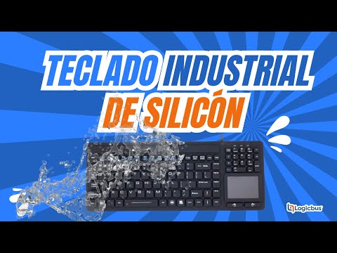 TECLADO INDUSTRIAL IMPERMEABLE DE SILICÓN