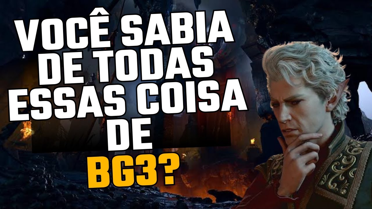 Você sabia de todas essas CURIOSIDADES em Baldur's Gate 3? (Ato I - Parte 1)