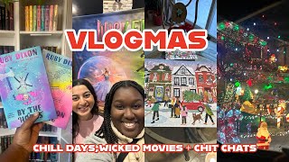 chill days in my life, watching wicked for good, doing a holiday puzzle+ chit chats  | vlogmas