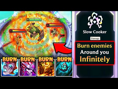 Maokai but I'm a Microwave that cooks everything around me (4 BURNS AT ONCE)