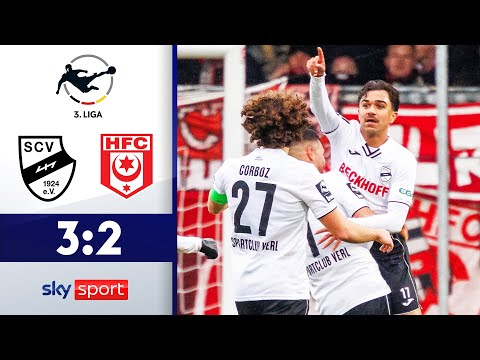 Enges Tor-Spektakel! | SC Verl - Hallescher FC | Highlights - 3. Liga 2023/24