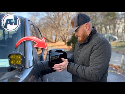 F150 PAINTED MIRROR CAP INSTALL: How to remove and install F150 mirror caps.