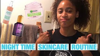 NIGHT TIME SKINCARE ROUTINE! | CurlSisters