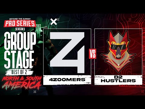 4 Zoomers vs D2 Hustlers Game 1 - BTS Pro Series 9 AM: Group Stage w/ rkryptic & neph
