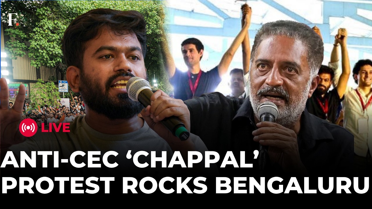 CJP 'Chappal Protest' LIVE : Prakash Raj Joins Anti-SIR Movement in Bengaluru; 'You Will Regret'