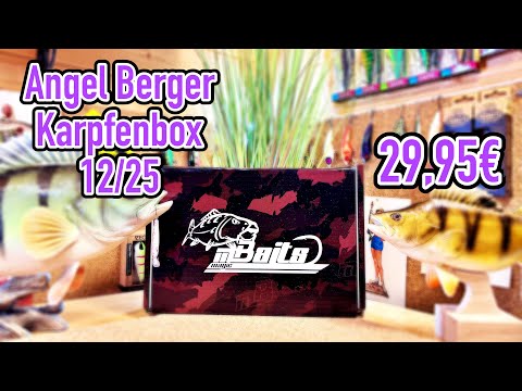 Carp love garlic! ANGEL BERGER Monthly Box mBaits Pro Petri Box December UNBOXING
