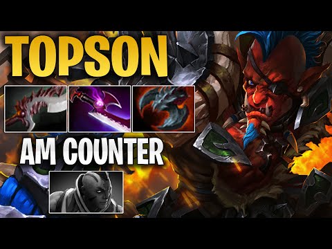 TOPSON - Troll 7.24 MID Dota 2 Pro Gameplay counter AM w/ W33 Void Spirit