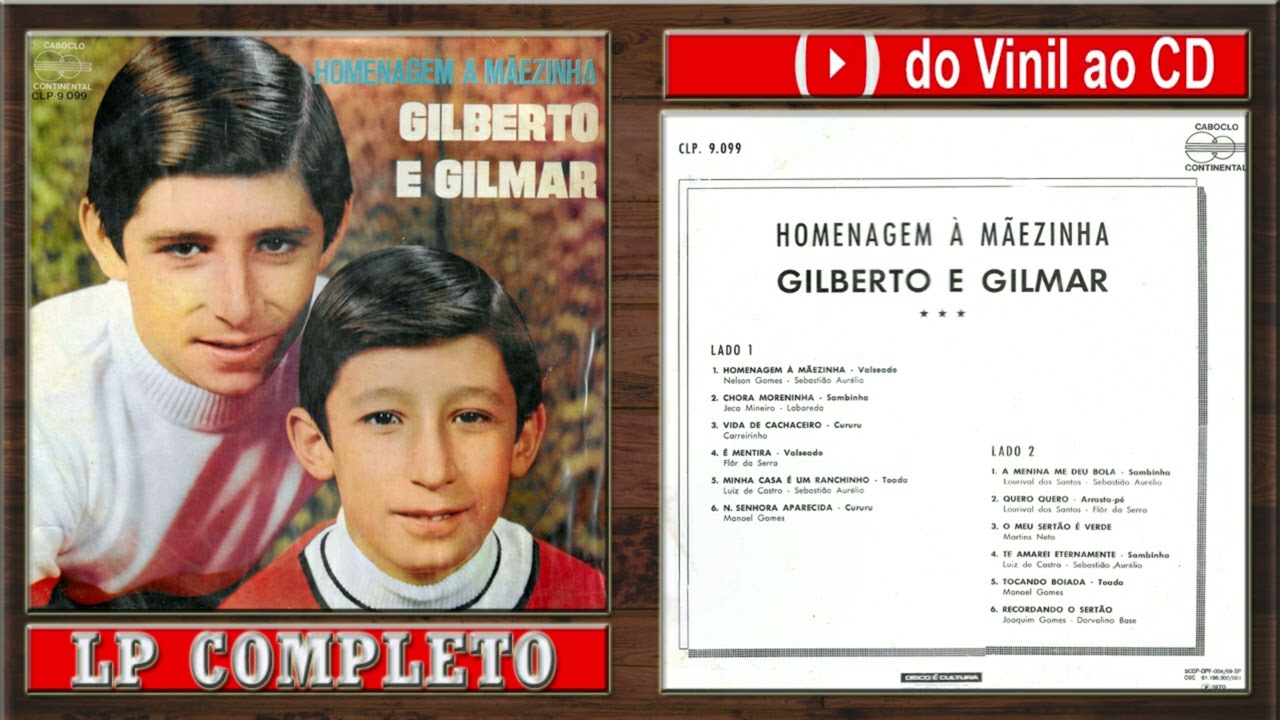 GILBERTO & GILMAR -1970. (LP Completo)
