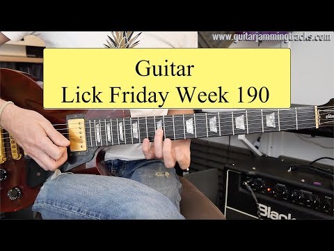 Lick Friday Week 190 - Dm Octave Natural minor pent linking for easter...
