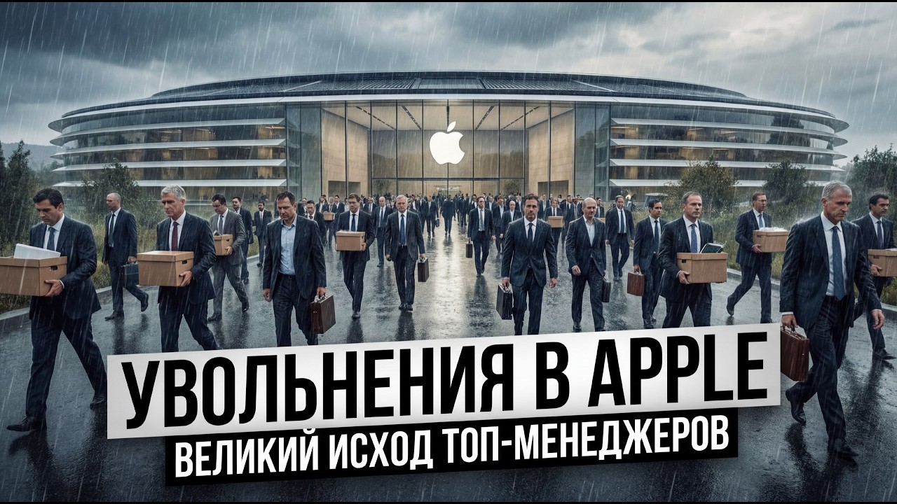 В Applе всех увольняют! Что происходит? Конец эпохи?