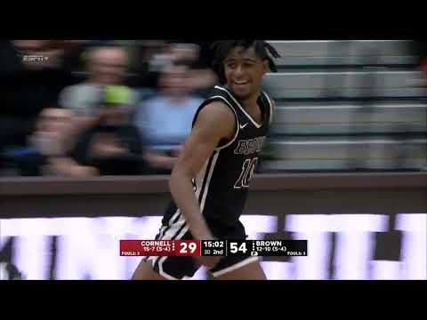 Brown vs Cornell - MBB Highlights