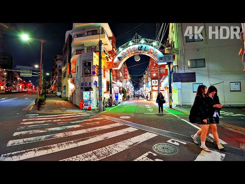 October Night Walk in Shinjuku City Tokyo Backstreets | Japan | 4K/HDR