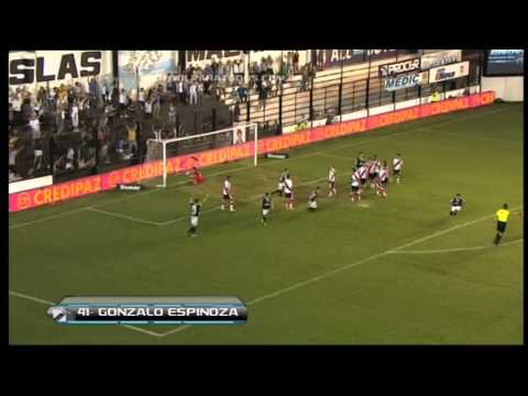 Gol de Espinoza. All Boys 1 - River 1. Fecha 8. Torneo Final 2014. Fútbol Para Todos