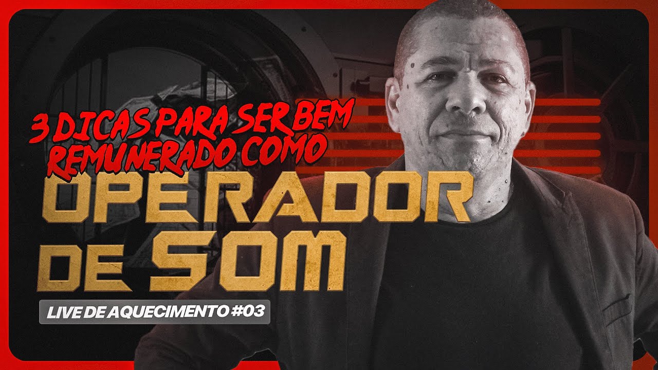 #LIVE86 - 3 DICAS para ser bem REMUNERADO como OPERADOR DE SOM