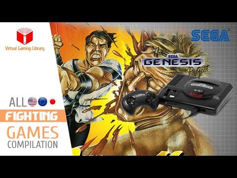 All SEGA Genesis/Mega Drive Fighting Games Compilation - Every Game (US/EU/JP/BR)