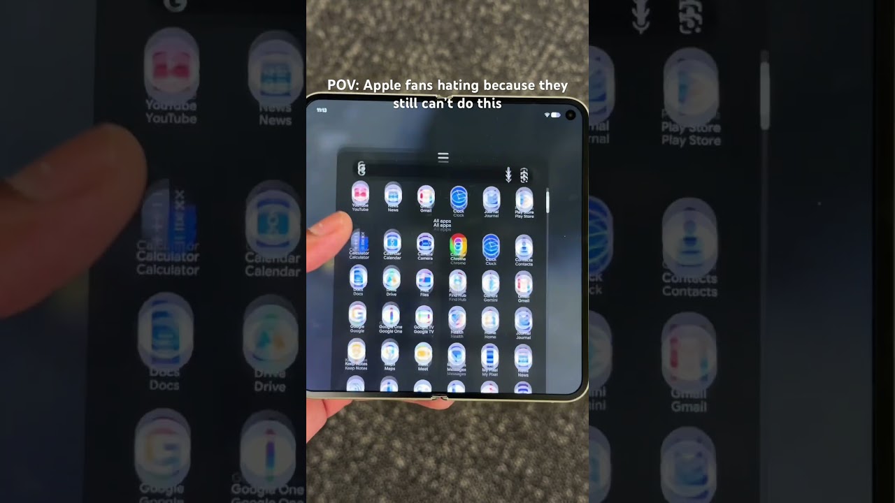 Apple Fans Can’t Do This #Pixel11ProFold