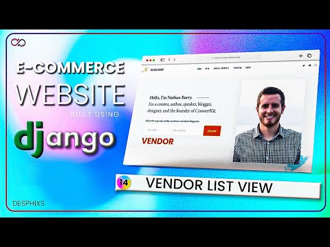 Vendor List View  | E-commerce Website using Django | Ep. 14