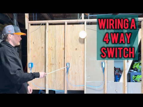 How to wire 4 way switch