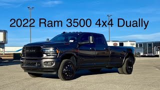 A preview image of the linked video showcasing 2022 RAM 3500