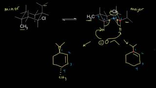 E2 Elimination: substituted cyclohexanes