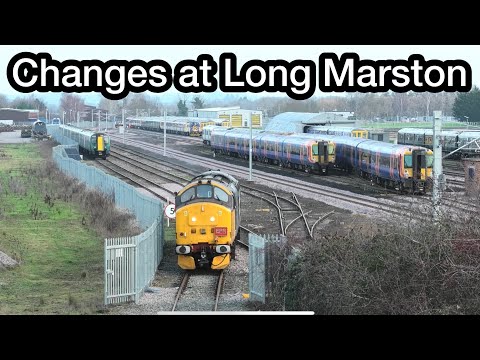 TRACK & OLE Changes at Long Marston as 37407 Delivers 2 more Class 350 Units for Storage! 24/12/25