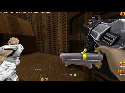 QUAKE 2 | An insanely close 4v4 match on Q2DM3 | POV David
