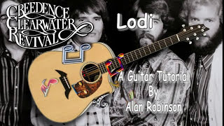 Lodi - Creedence Clearwater Revival - Acoustic Guitar Lesson (easy-ish)