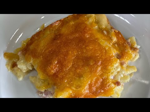 Cheesy Ham Hashbrown Casserole