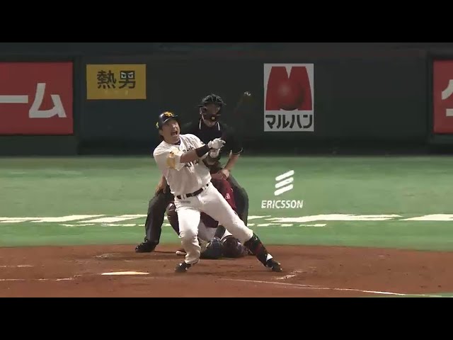 【3回裏】ホークス・松田 打った瞬間の豪快弾!! 2015/4/21 H-E