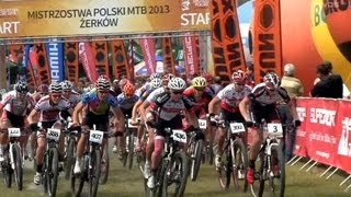 preview picture of video 'MTB Żerków 2013 - Mistrzostwa Polski w kolarstwie górskim'
