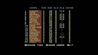 The Match - C64 Commodore 64 football manager game playthrough with commentary