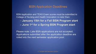 Part 2: Minimum Requirements to Apply