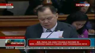 Day 6 of the Impeachment Trial of Chief Justice Renato Corona