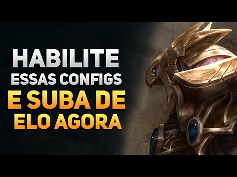 CONFIGURAÇÕES que FAZEM VOCÊ SUBIR DE ELO e a MAIORIA NÃO USA - League of Legends