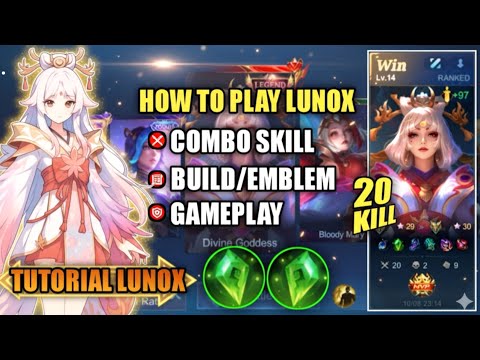 LUNOX TUTORIAL, COMBO, BUILD 2025, GAMEPLAY | HOW TO PLAY LUNOX LIKE A PRO