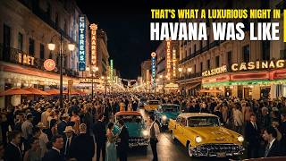 What A Luxurious Night In Havana Looked Like Before The Cuban Revolution (AI Rec