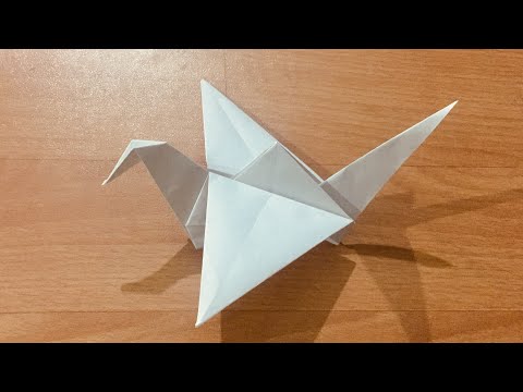 How To Make An Origami Flapping Bird ( Easy Origami ) Step-By-Step