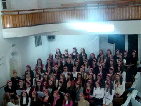 Cor fete Sf. Ilie - Pe pamant sunt un strain